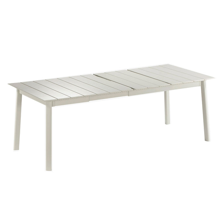 Lafuma ORON Extendable 6 to 8 Person Outdoor Aluminum Garden Dining Table, Sand - VMInnovations
