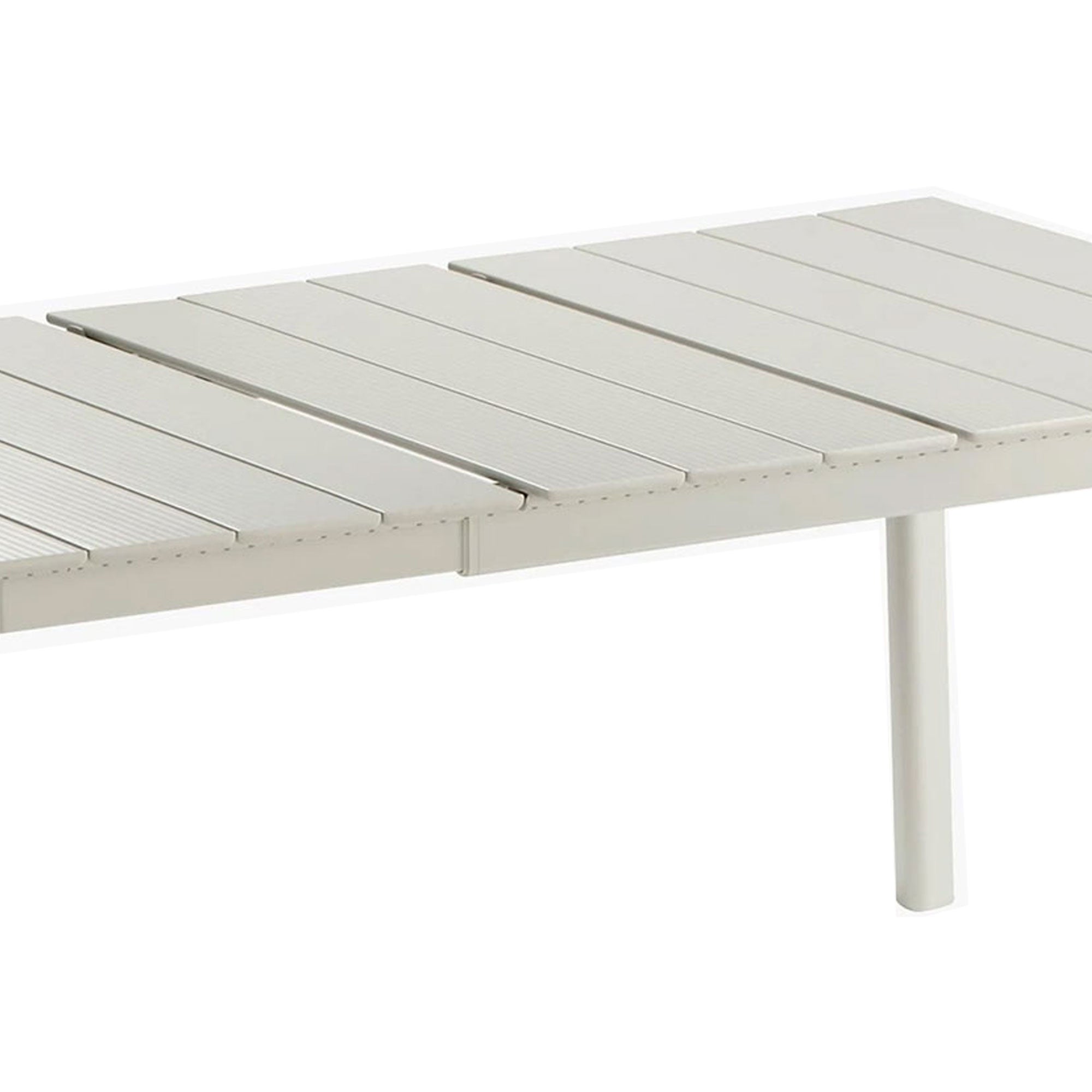Lafuma ORON Extendable 6 to 8 Person Outdoor Aluminum Garden Dining Table, Sand - VMInnovations