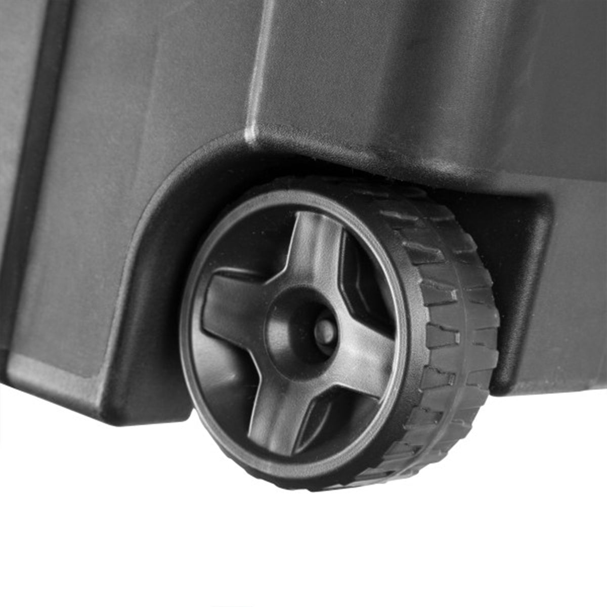 Sterilite Heavy Duty 40 Gallon Wheeled Industrial Storage Tote, Black (6 Pack) - VMInnovations