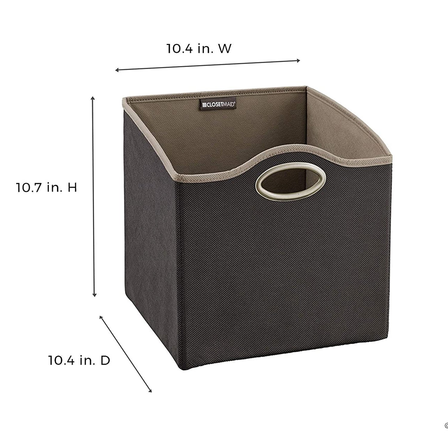 ClosetMaid Nonwoven Polypropylene Cubic Closet Storage Organizer Bin (6 Pack)