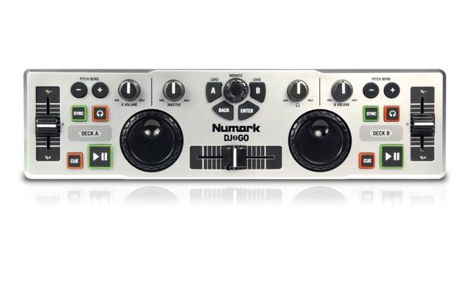New Numark DJ2GO Portable Pro DJ USB Midi Controller w/ Virtual DJ LE