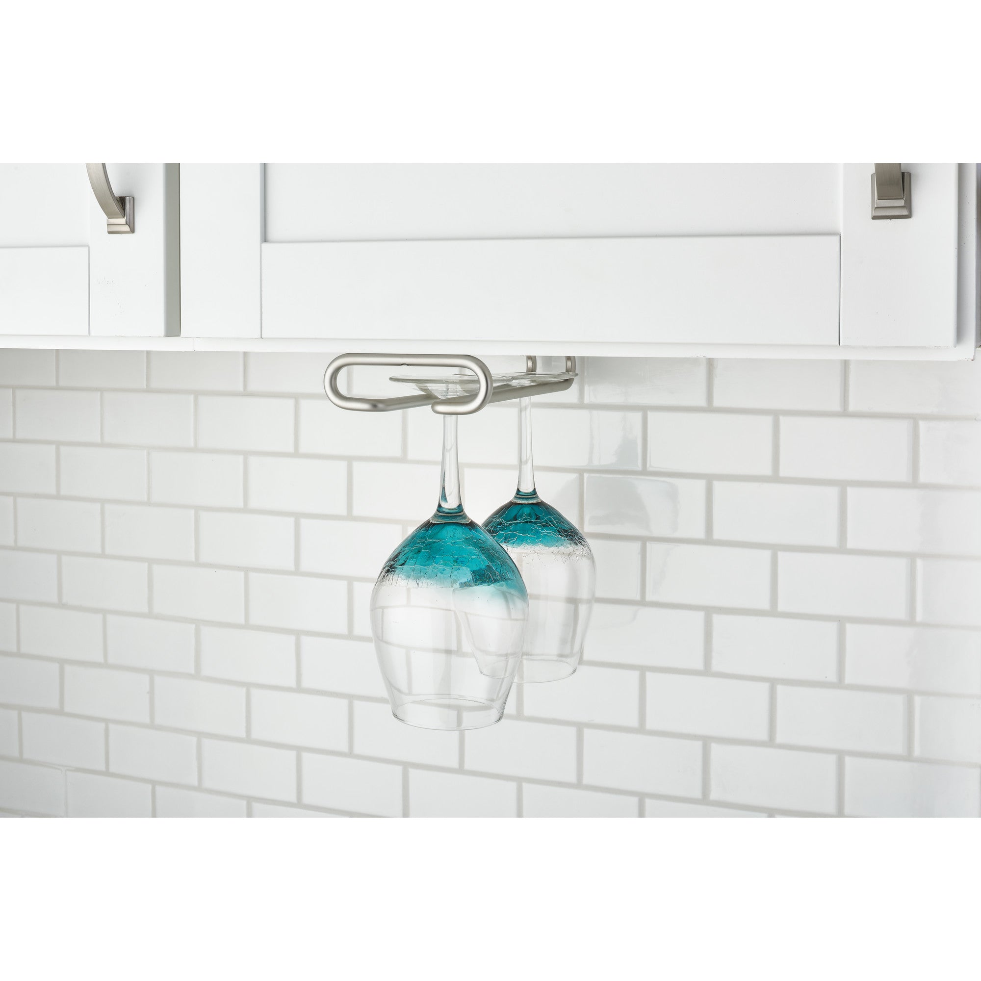 Rev-A-Shelf 16 Inch Satin Nickel Under Cabinet Stemware Storage Holder(Open Box)