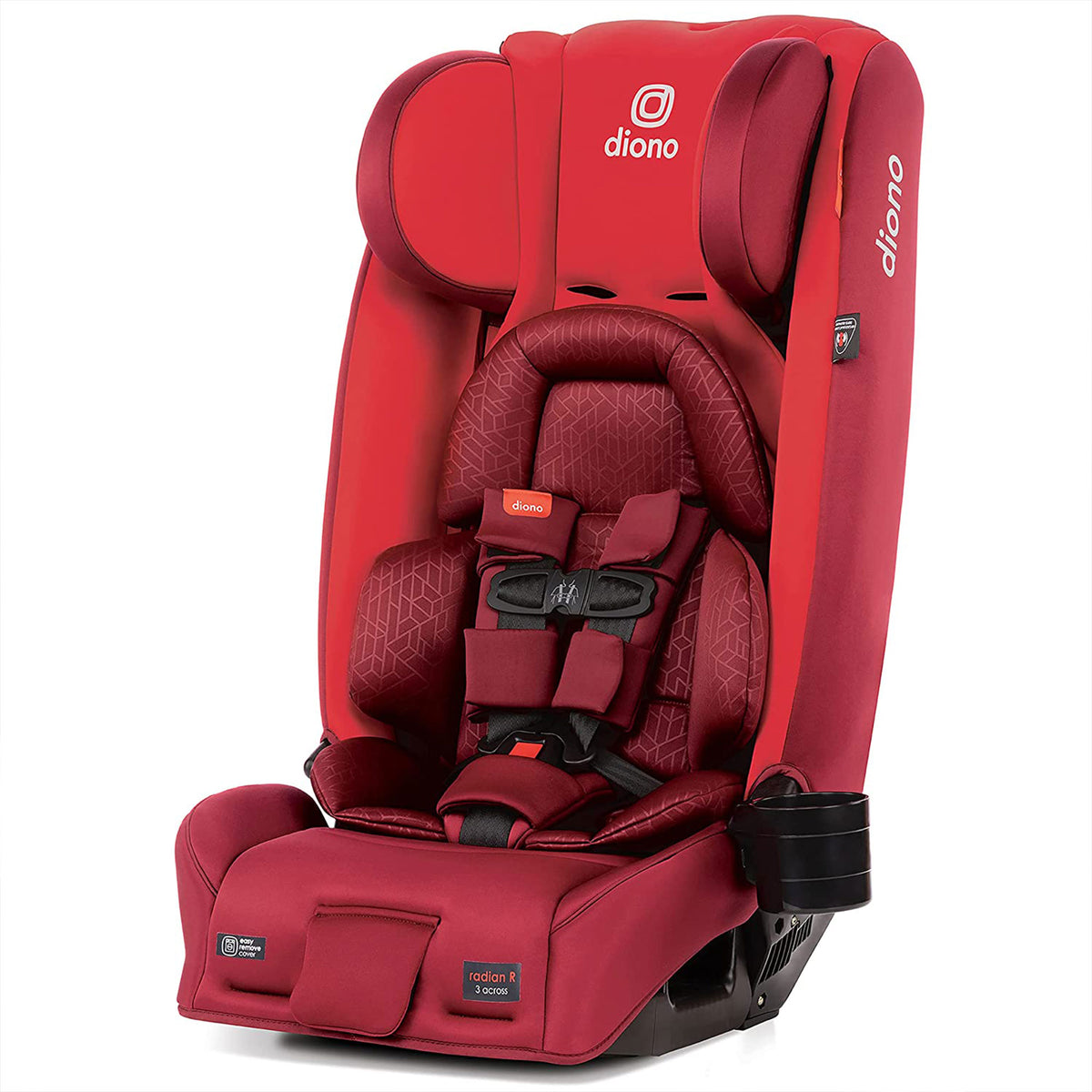 Diono Radian 3RXT Slim Fit Steel Core 4 in 1 Convertible Car Seat, Red Cherry - VMInnovations