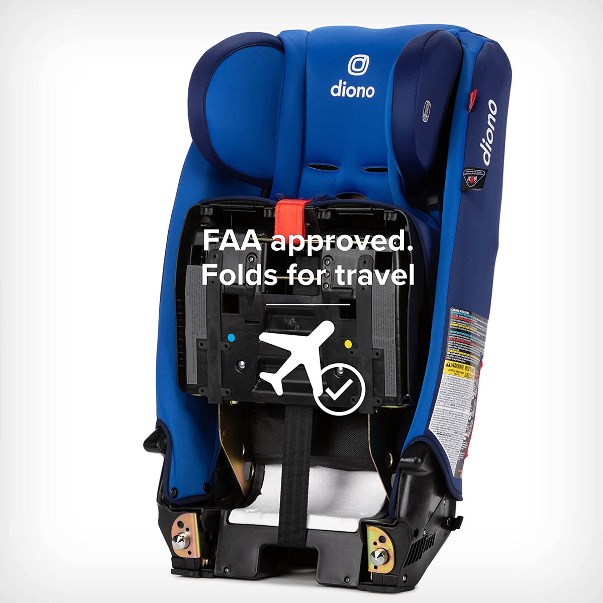 Diono Radian 3RX Slim Fit Steel Core 3 in 1 Convertible Safe Car Seat, Blue Sky - VMInnovations