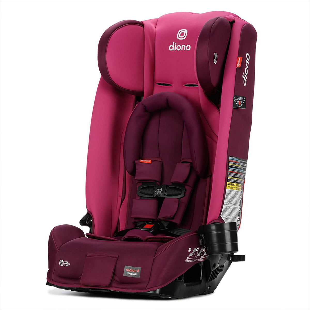 Diono Radian 3RX Slim Fit Steel Core 3 in 1 Convertible Car Seat, Purple Plum - VMInnovations