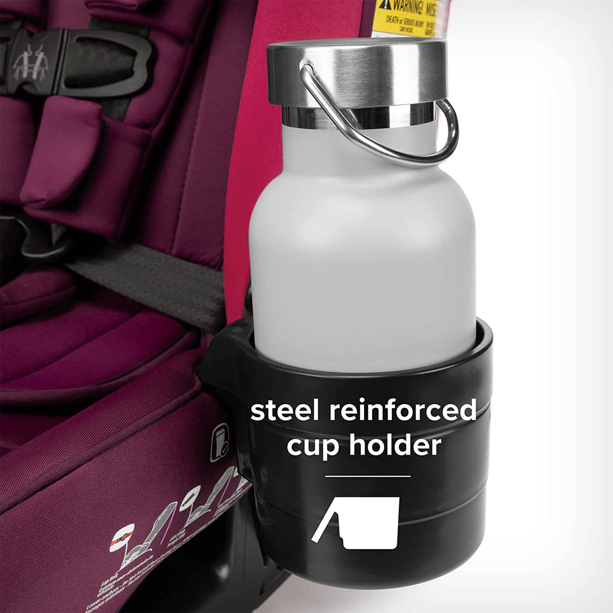 Diono Radian 3RX Slim Fit Steel Core 3 in 1 Convertible Car Seat, Purple Plum - VMInnovations