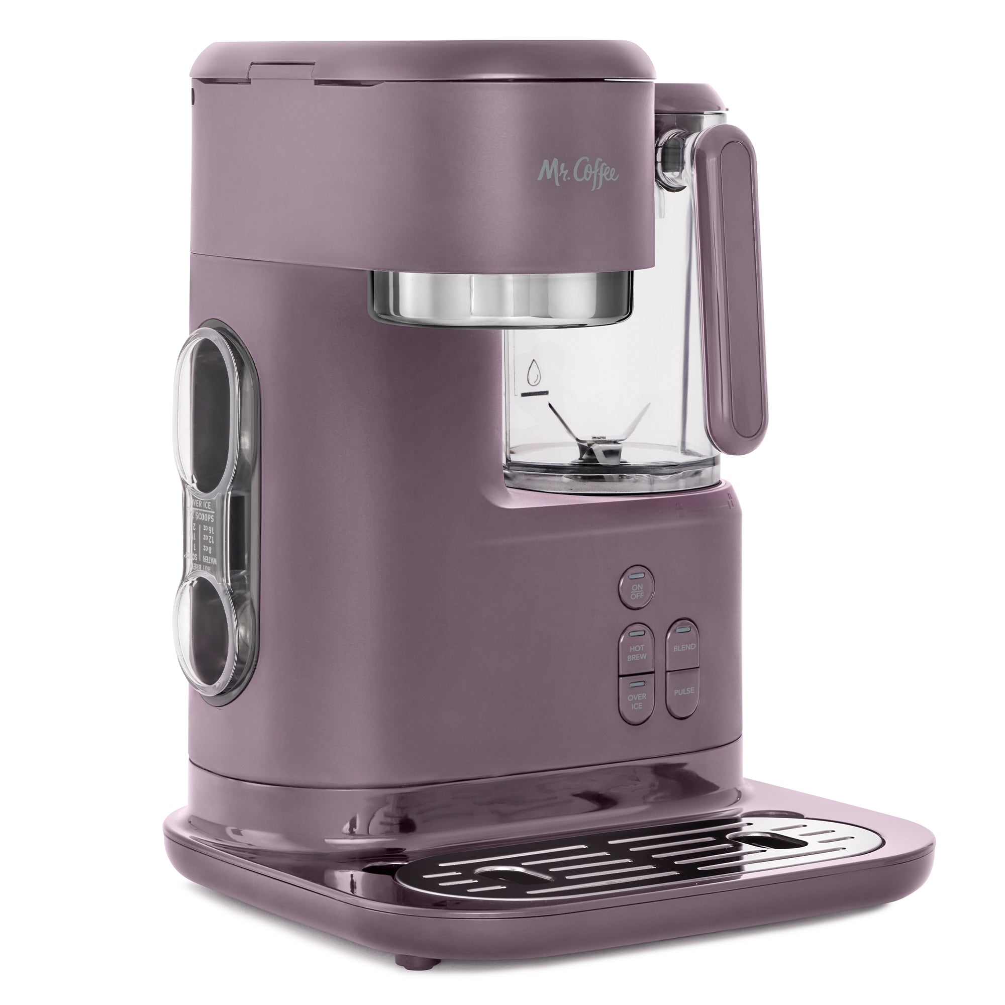 Mr. Coffee Single-Serve Frappe, Iced, and Hot Coffee Maker and Blender, Lavender - VMInnovations