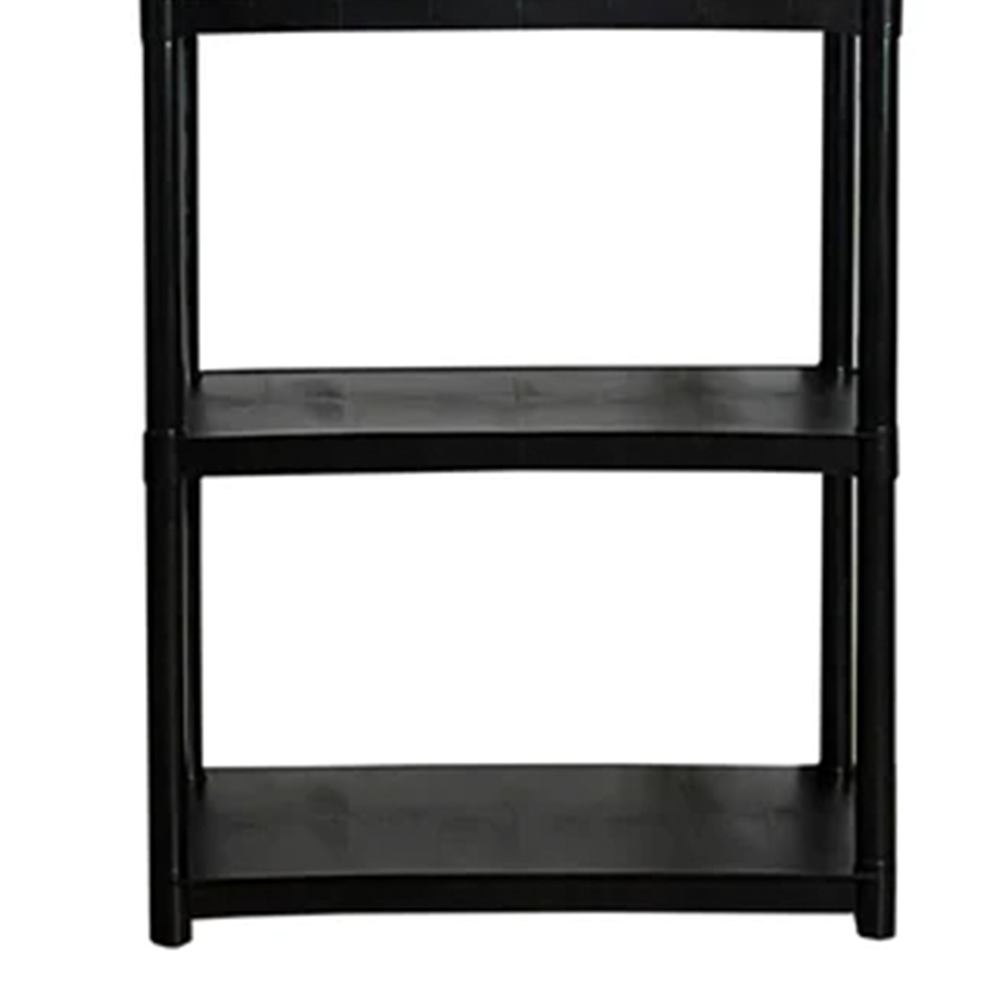 Storage 70" Plastic 5 Tier Garage/Shed Utility Shelving Rack, Black (Open Box) - VMInnovations