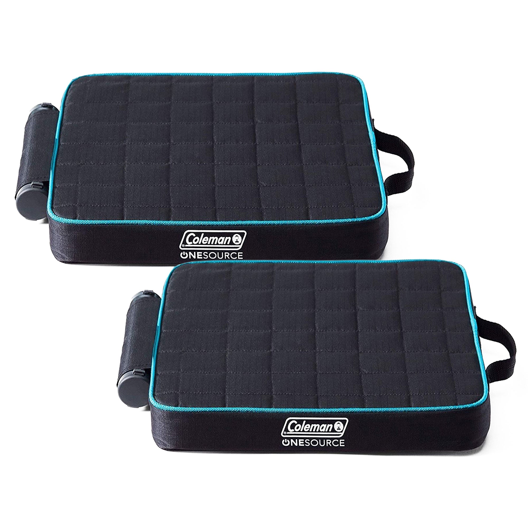 Coleman OneSource Outdoor Heated Camping Chair Pad w/Rechargable Battery, 2 Pack - VMInnovations