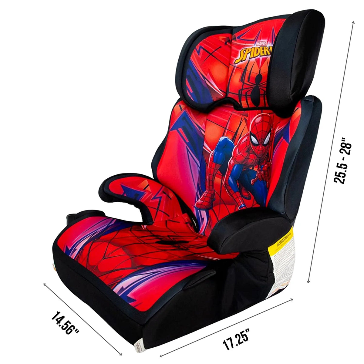 KidsEmbrace Marvel Spider-Man High Position Back Toddler Convertible Car Seat - VMInnovations