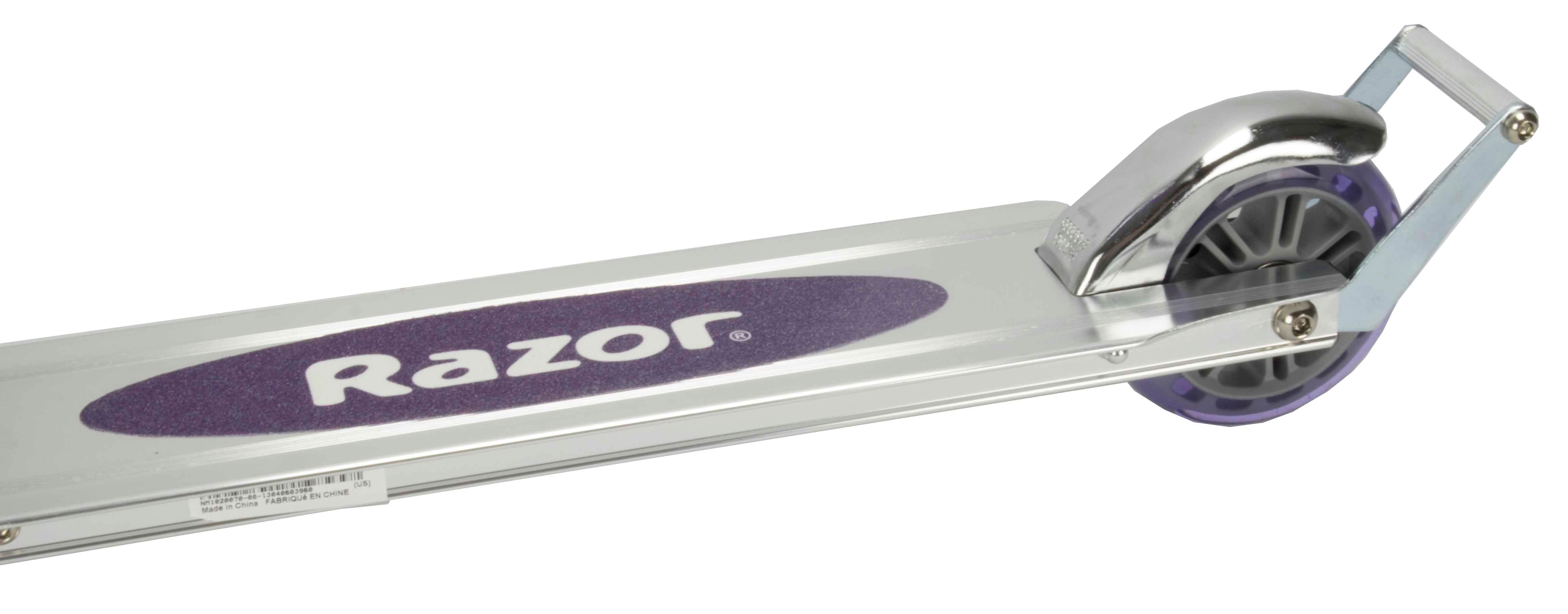 Razor A2 Aluminum Foldable Kick Scooter Boys/Girls - Purple | For Parts