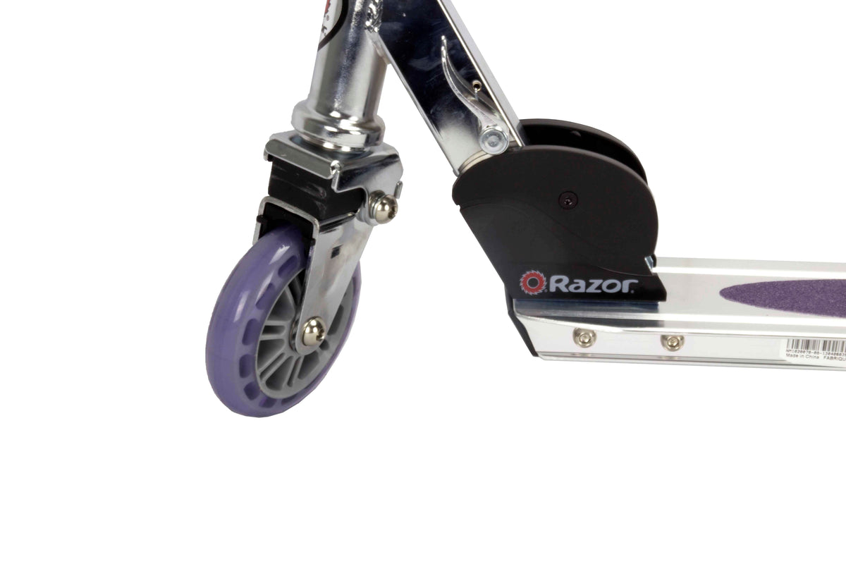 Razor A2 Aluminum Foldable Kick Scooter Boys/Girls - Purple | For Parts