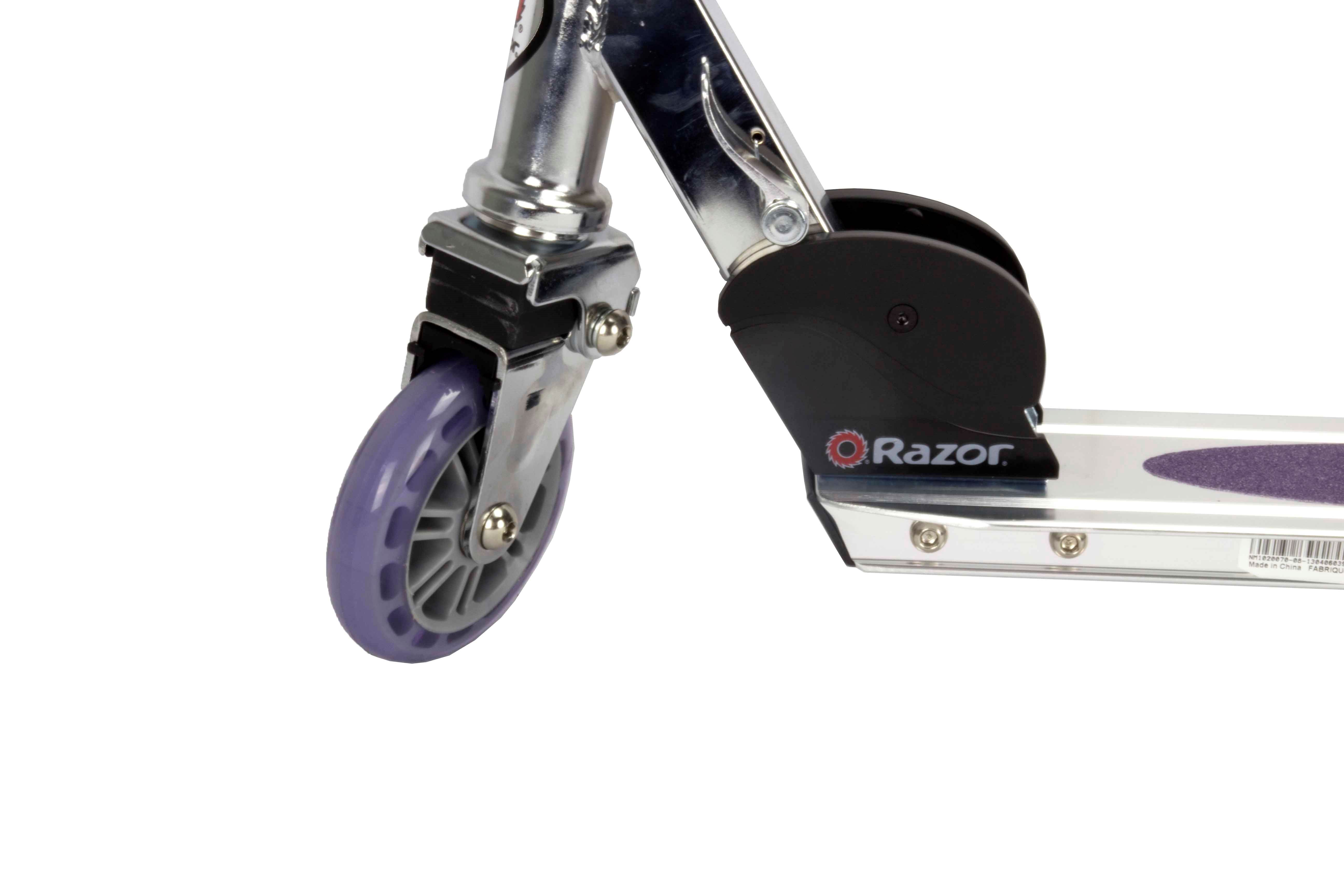Razor A2 Aluminum Foldable Kick Scooter Boys/Girls - Purple | For Parts