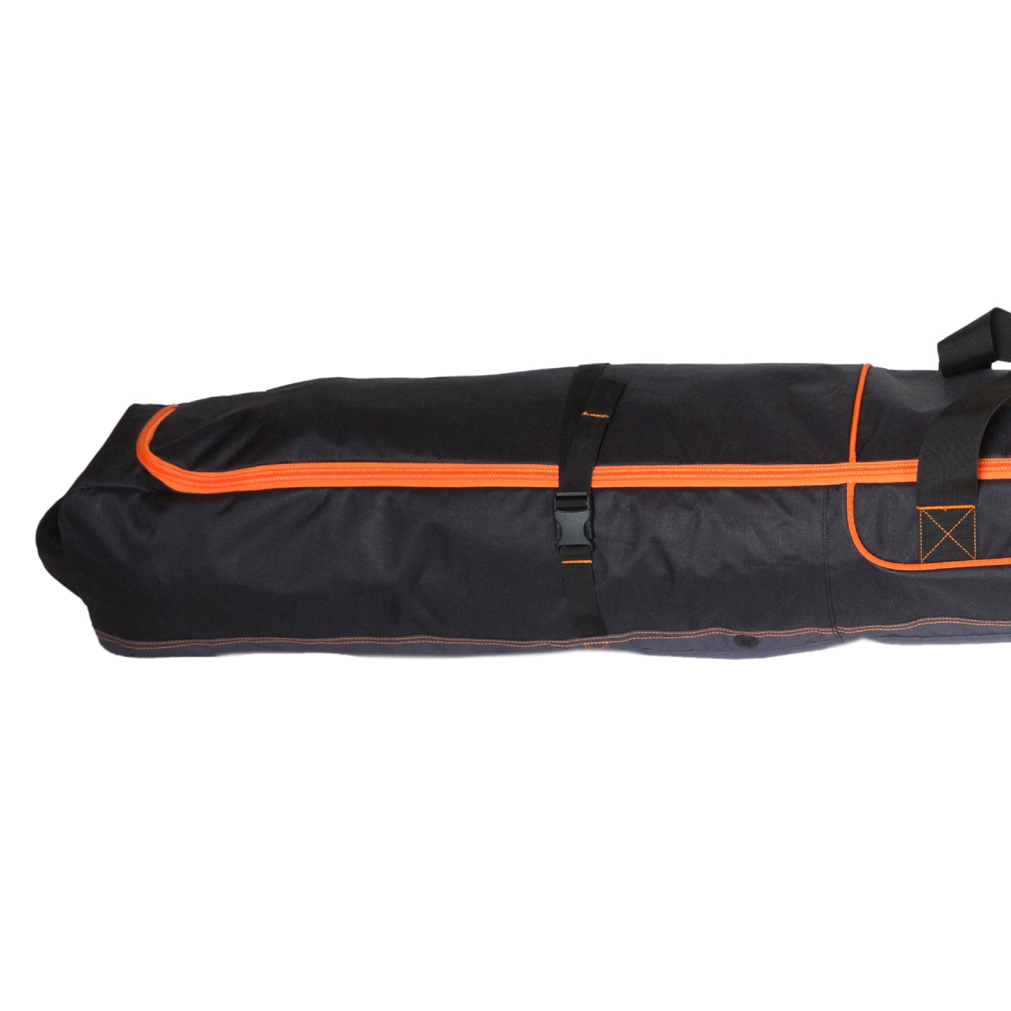 Sportube Traveler Padded 6Ft Pair Ski & Pole Luggage Bag, Black/Orange (Used)