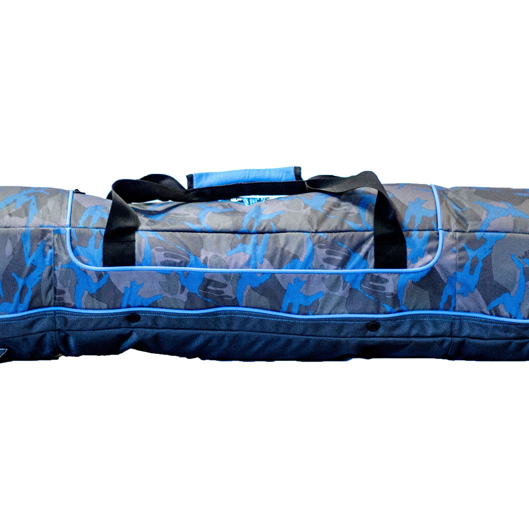Sportube Wheeled Padded 3 Pair Ski Shield/2 Snowboard Luggage Bag, Camo Blue - VMInnovations