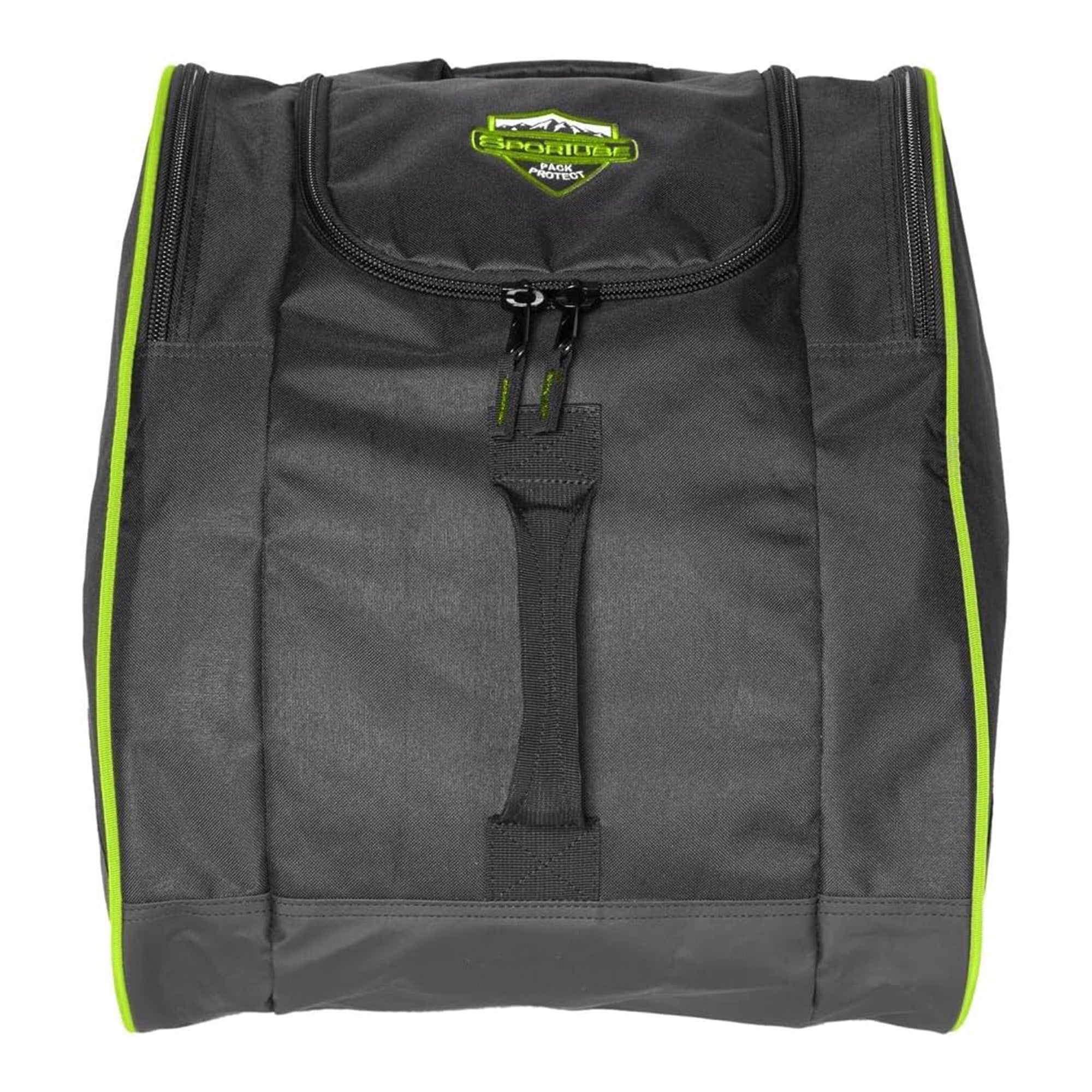 Sportube Traveler 50 Liter Padded Ski Boot & Gear Backpack Bag, Green/Black - VMInnovations