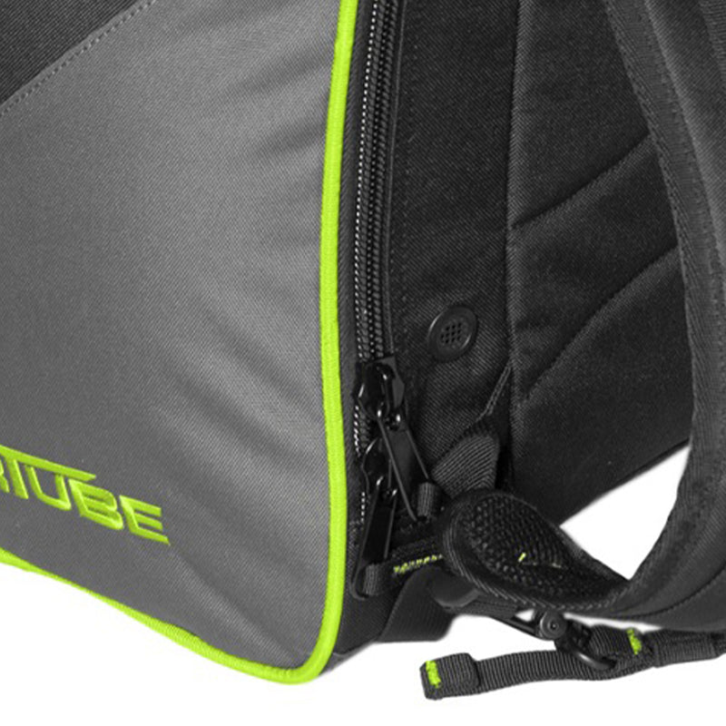 Sportube Traveler 50 Liter Padded Ski Boot & Gear Backpack Bag, Green/Black