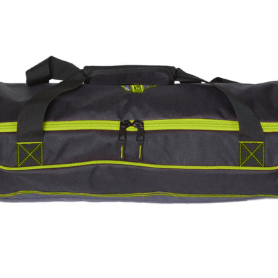 Sportube Traveler Padded 6 Foot Single Pair Ski & Pole Luggage Bag, Black/Green