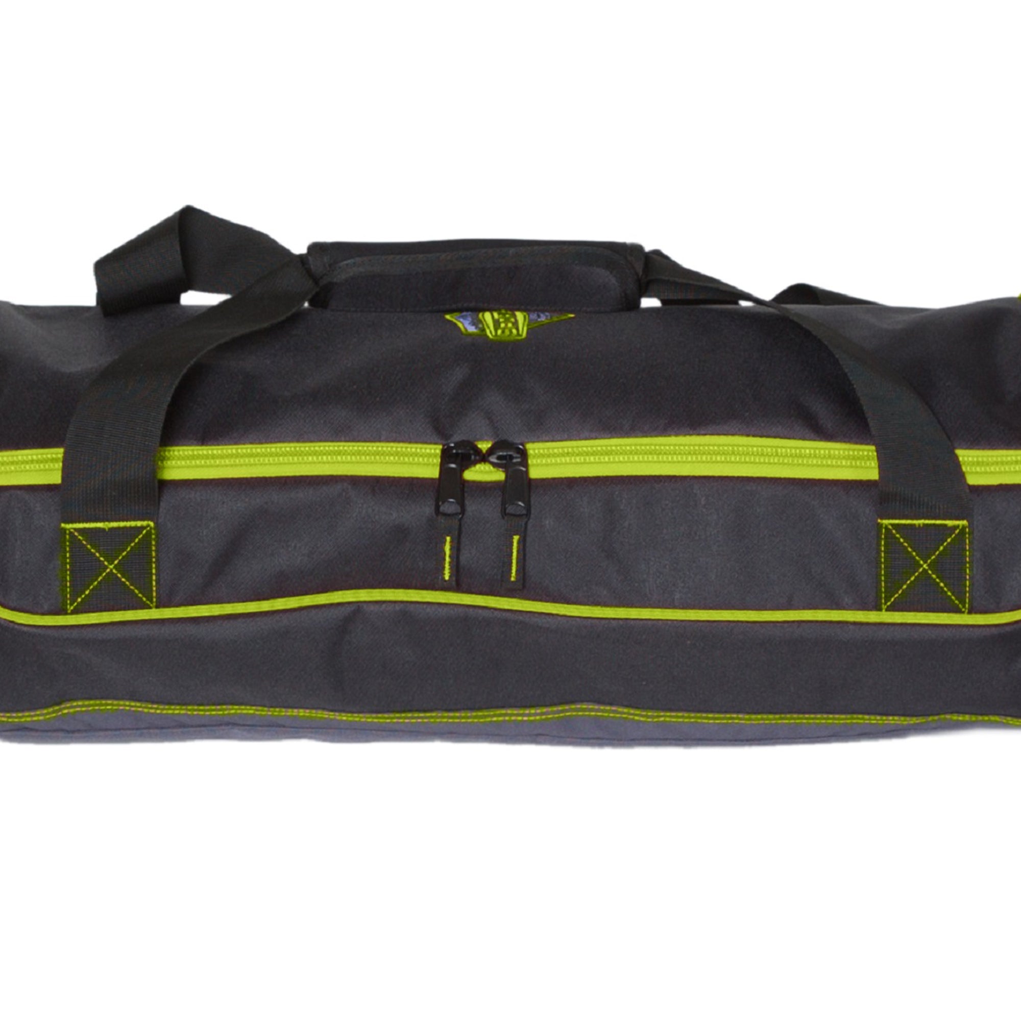 Sportube Traveler Padded 6' Single Pair Ski & Pole Luggage Bag, Blk/Green (Used) - VMInnovations
