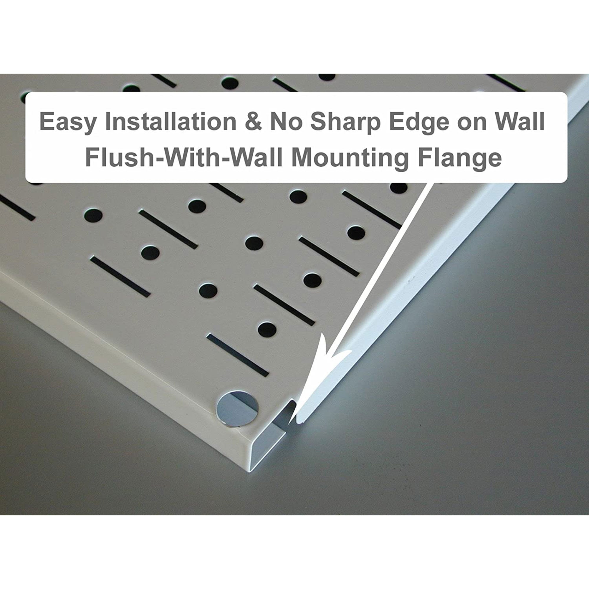 32x16" Horizontal Pegboard Garage Tool Organizer, Metallic (2 Pack) (Open Box) - VMInnovations