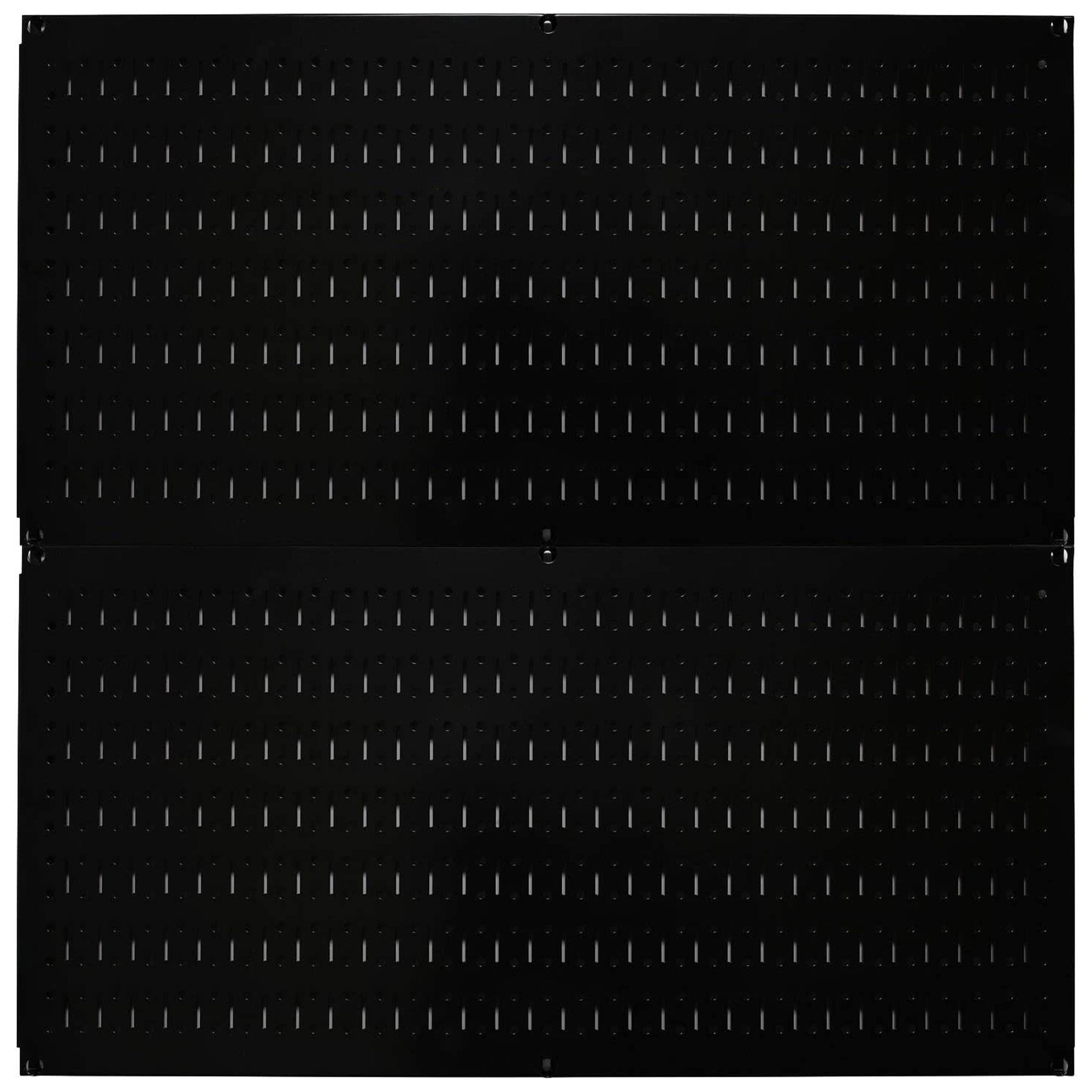 Wall Control 32"x16" Horizontal Pegboard Tool Organizer, Black(2 Pack)(Open Box) - VMInnovations