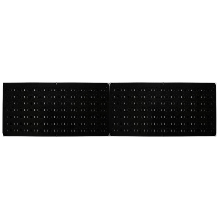 Wall Control 32" x 16" Horizontal Pegboard Garage Tool Organizer, Black (2 Pack) - VMInnovations