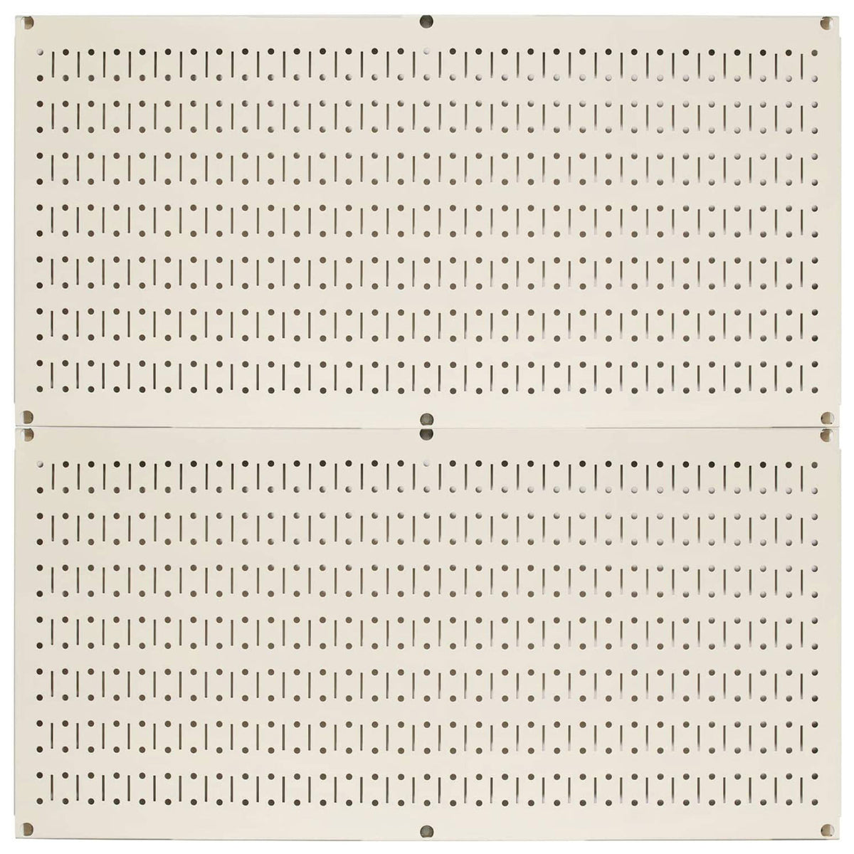 32" x 16" Horizontal Pegboard Garage Tool Organizer, Beige (2 Pack) (Open Box)