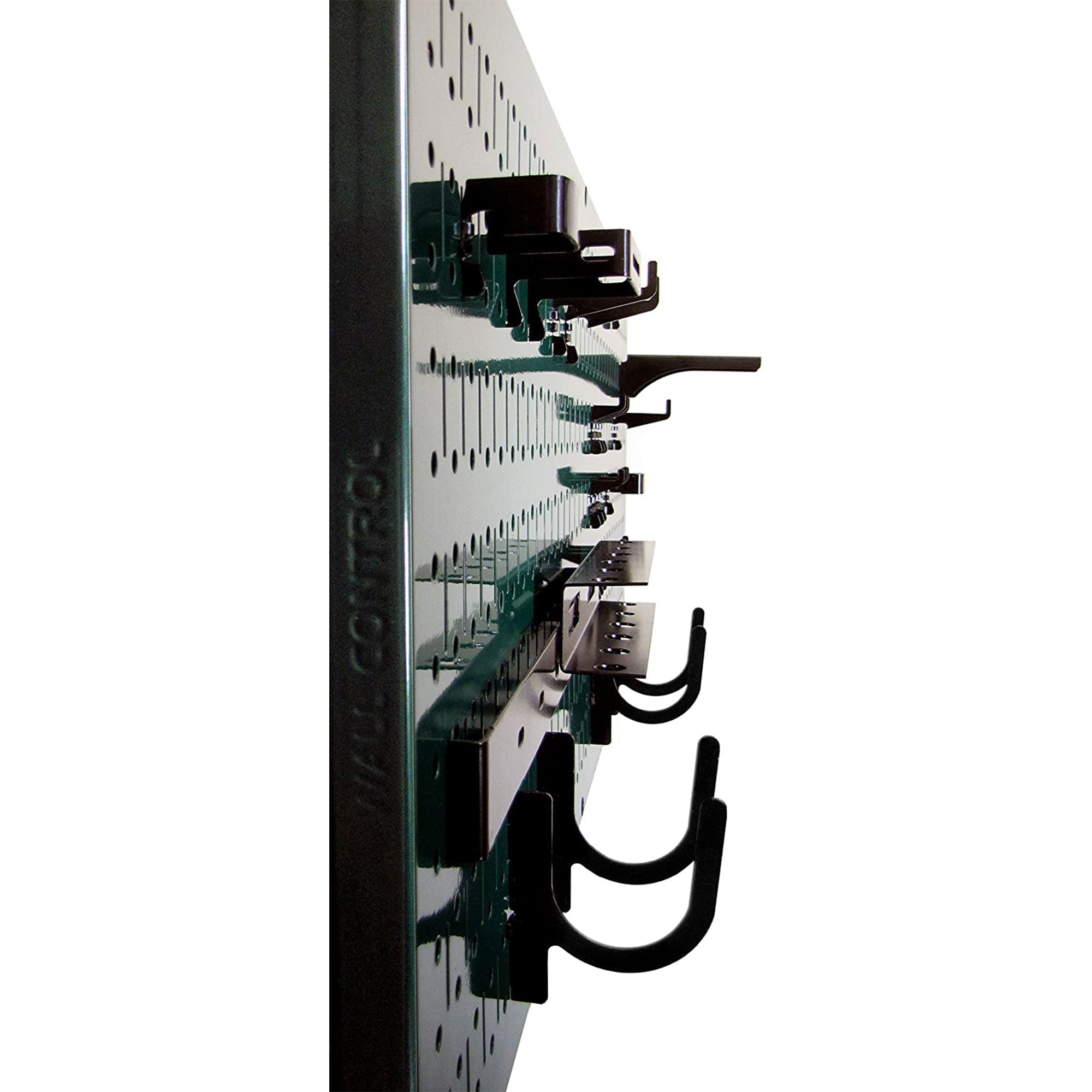 Wall Control 32" x 16" Horizontal Pegboard Garage Tool Organizer, Green (2 Pack) - VMInnovations