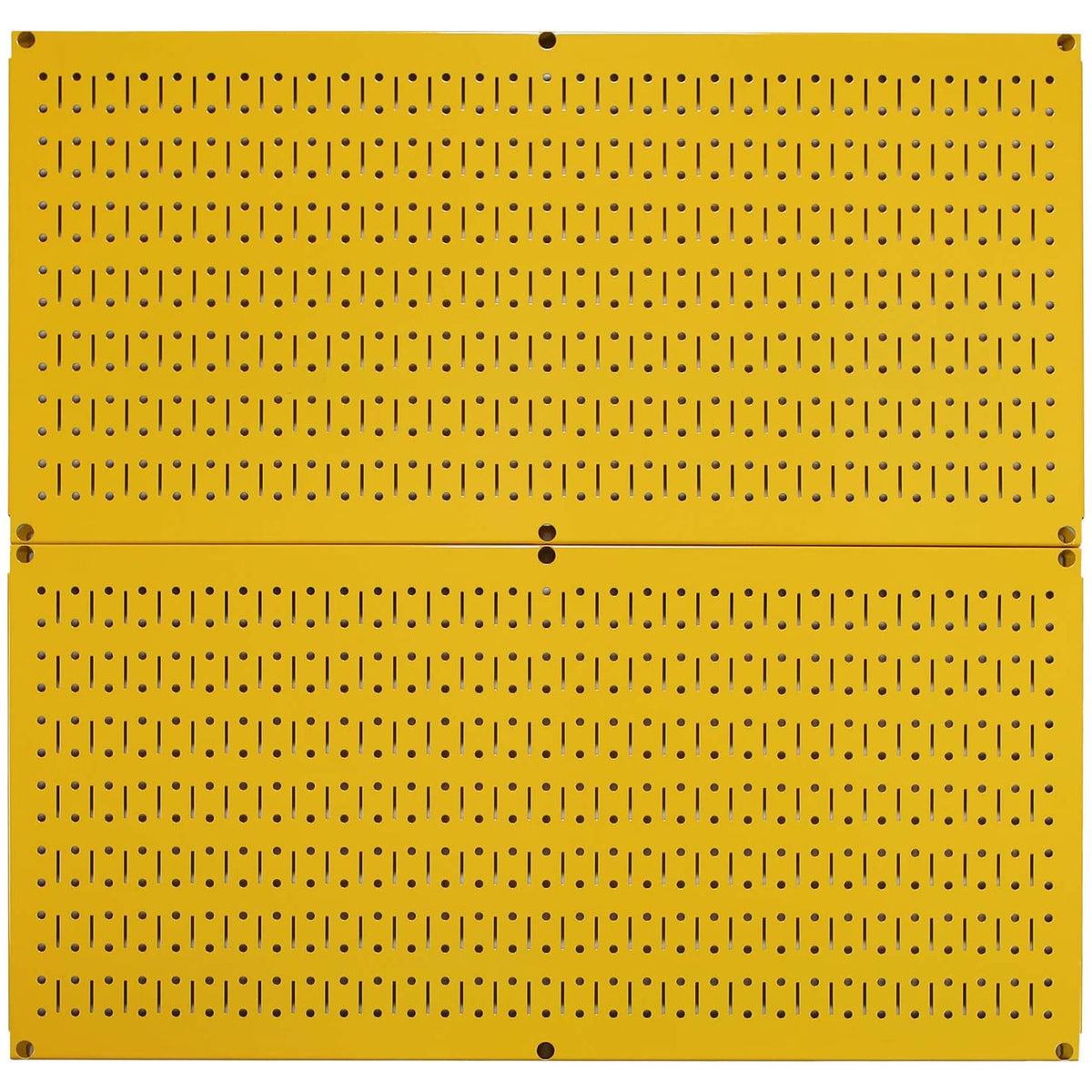 Wall Control 32"x16" Horizontal Pegboard Tool Organizer, Yellow (2 Pack) (Used)