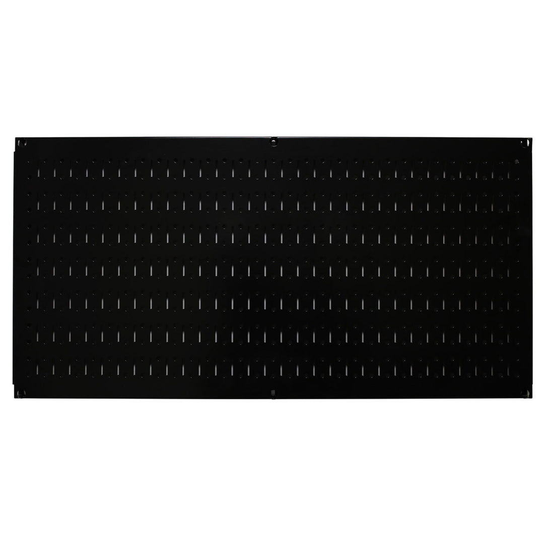 Wall Control 32" x 16" Horizontal Pegboard Garage Tool Organizer, Black (3 Pack) - VMInnovations