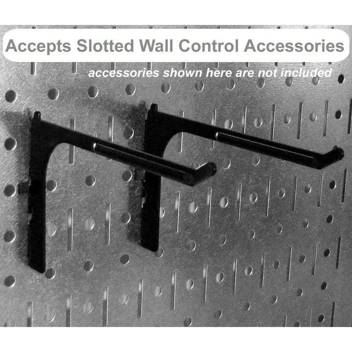 Wall Control 32" x 16" Horizontal Pegboard Garage Tool Organizer, White (3 Pack) - VMInnovations
