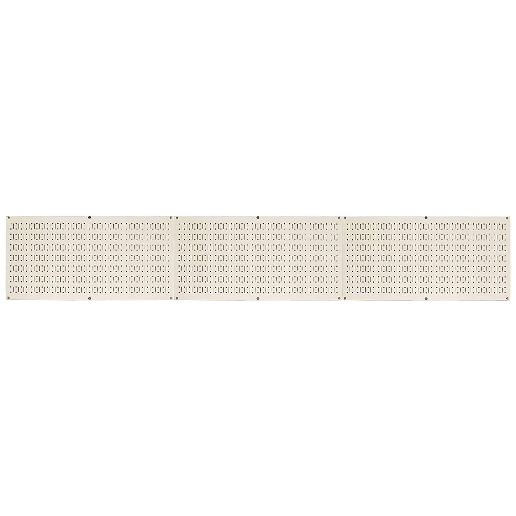 Wall Control 32"x16" Pegboard Garage Tool Organizer, Beige (3 Pack) (Open Box)