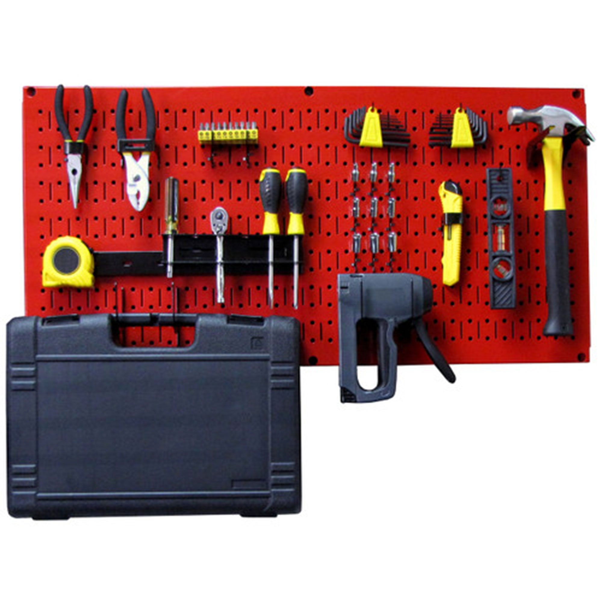 Wall Control 32x16" Horizontal Pegboard Tool Organizer, Red (3 Pack) (Open Box) - VMInnovations