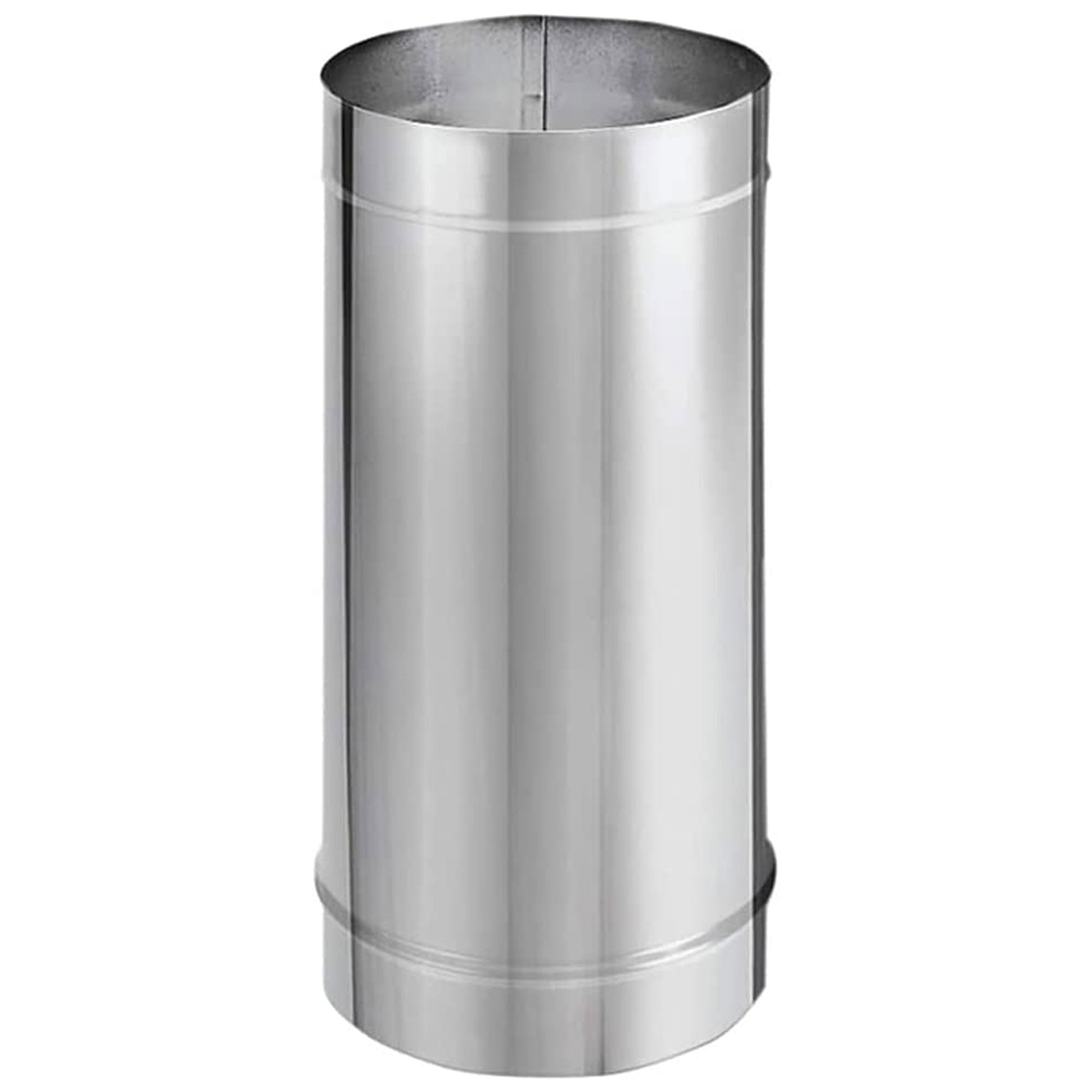 DuraVent DuraBlack 24"x8" Diameter Single Wall Stainless Steel Stove Pipe (Used) - VMInnovations