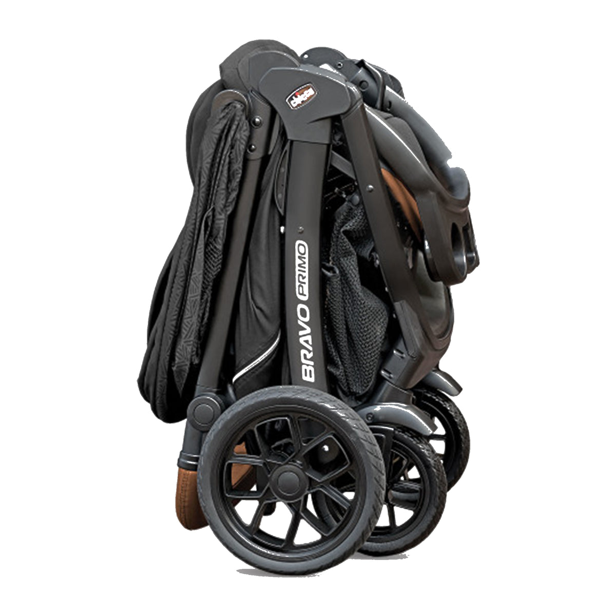 Chicco Bravo Primo Trio Quick-Fold Stroller Travel System, Springhill/Black - VMInnovations