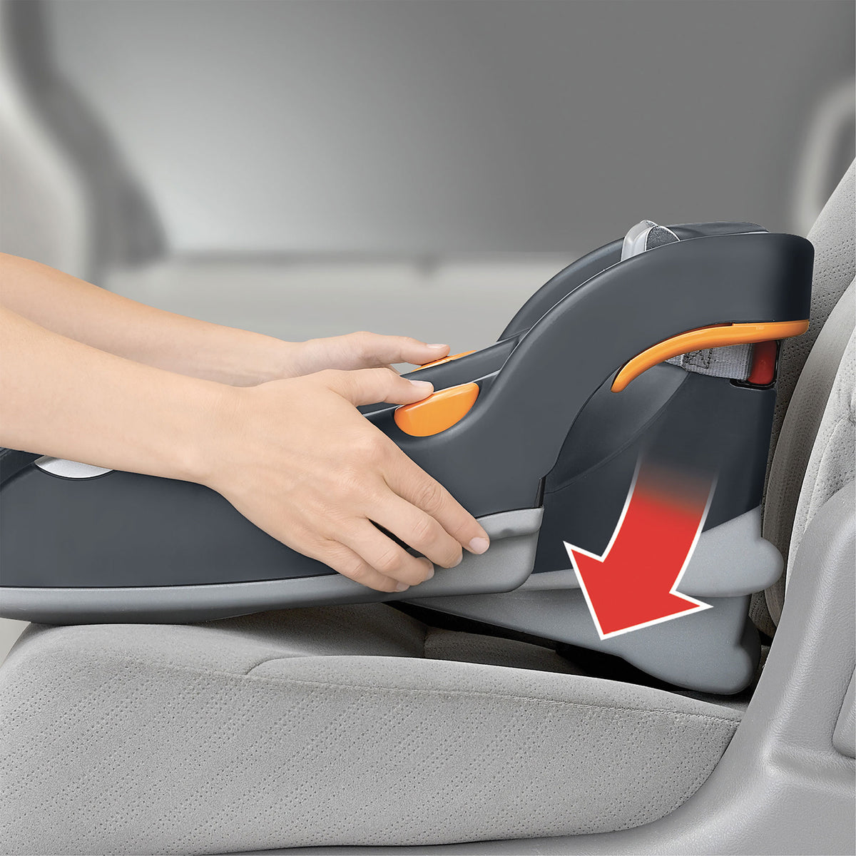 Chicco KeyFit 30 Zip Supportive Infant Rear Facing Car Seat with Base, Black - VMInnovations