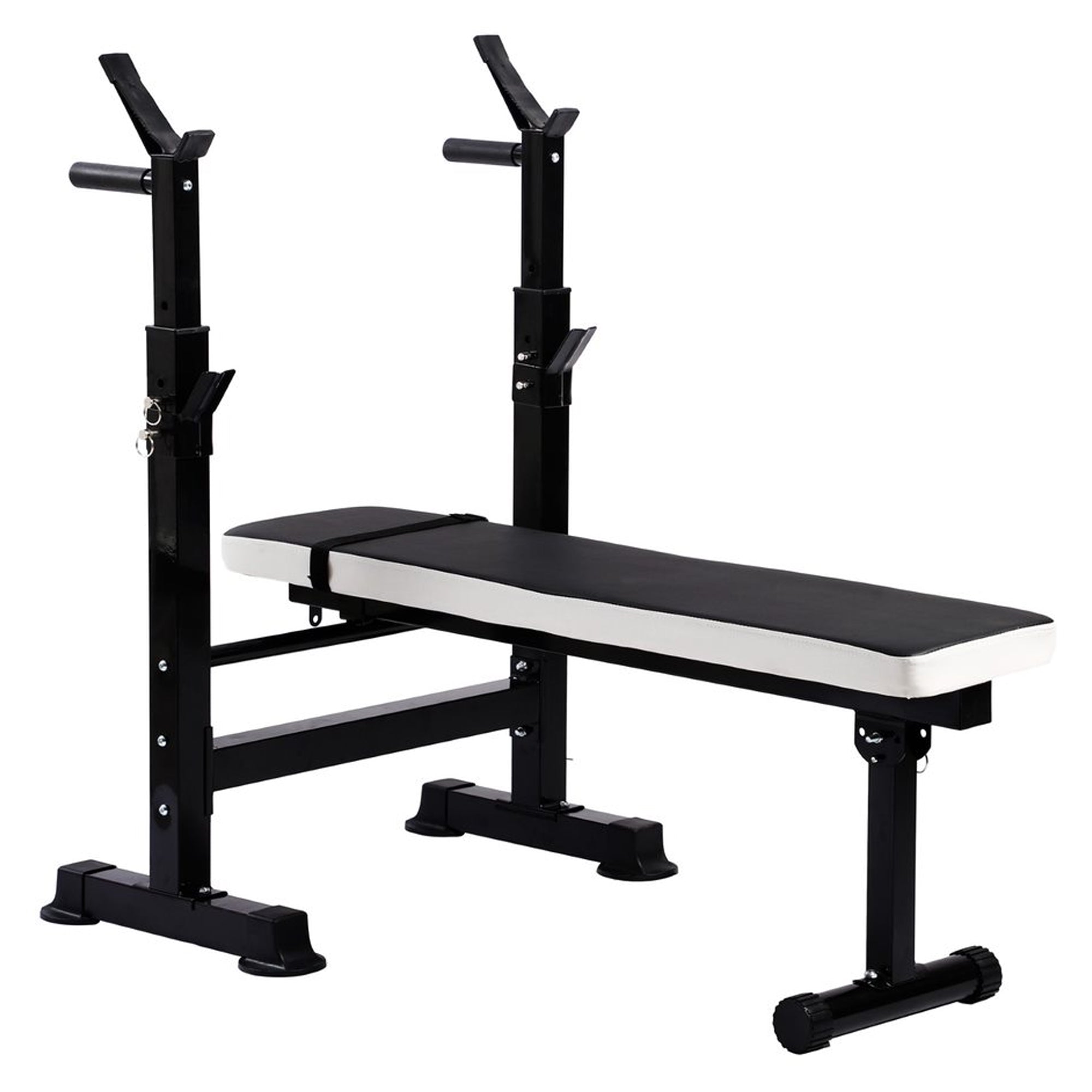 BalanceFrom Fitness Adjustable Strength Training Workout Station, Black (Used) - VMInnovations