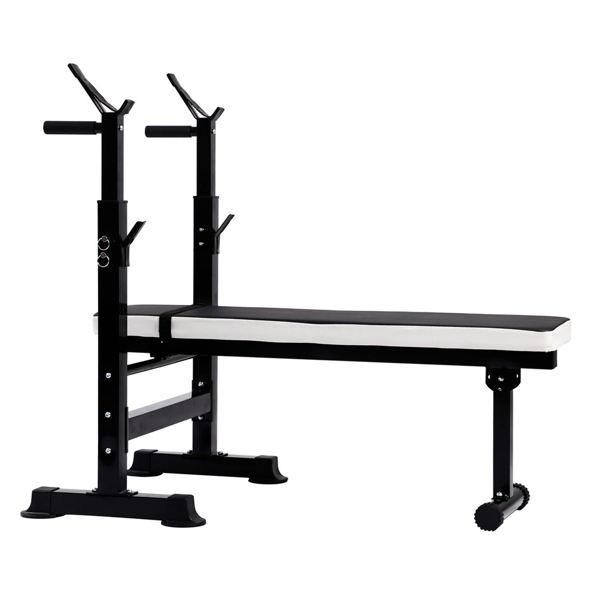 BalanceFrom Fitness Adjustable Strength Training Workout Station, Black (Used) - VMInnovations