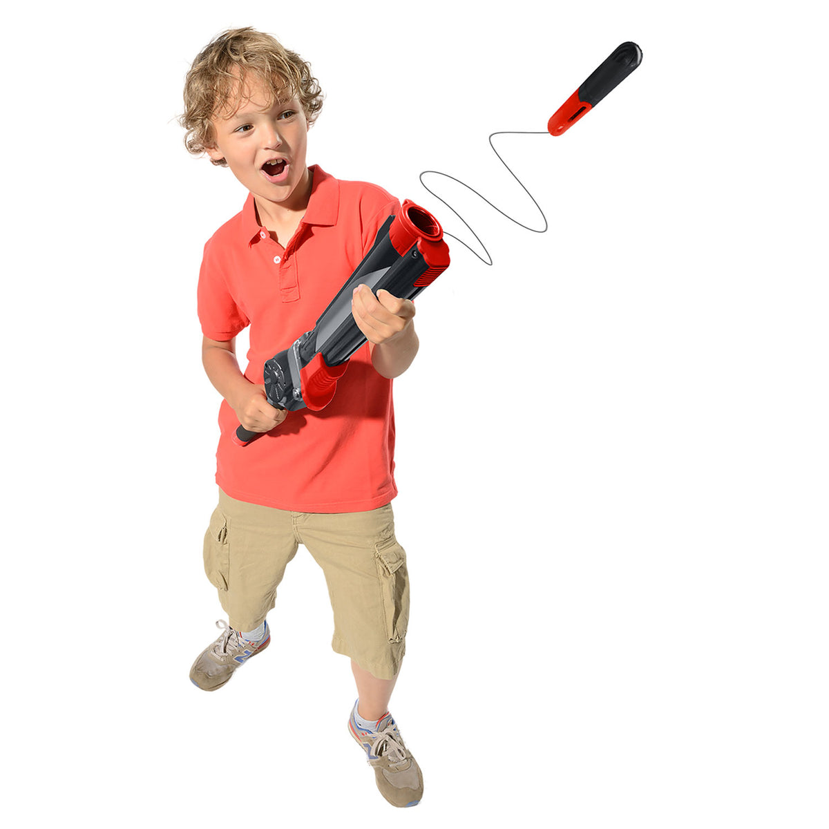 Goliath Kids 2 Rocket Fishing Poles w/ 2 Bait Buckets & 2 Rocket Safety Bobbers