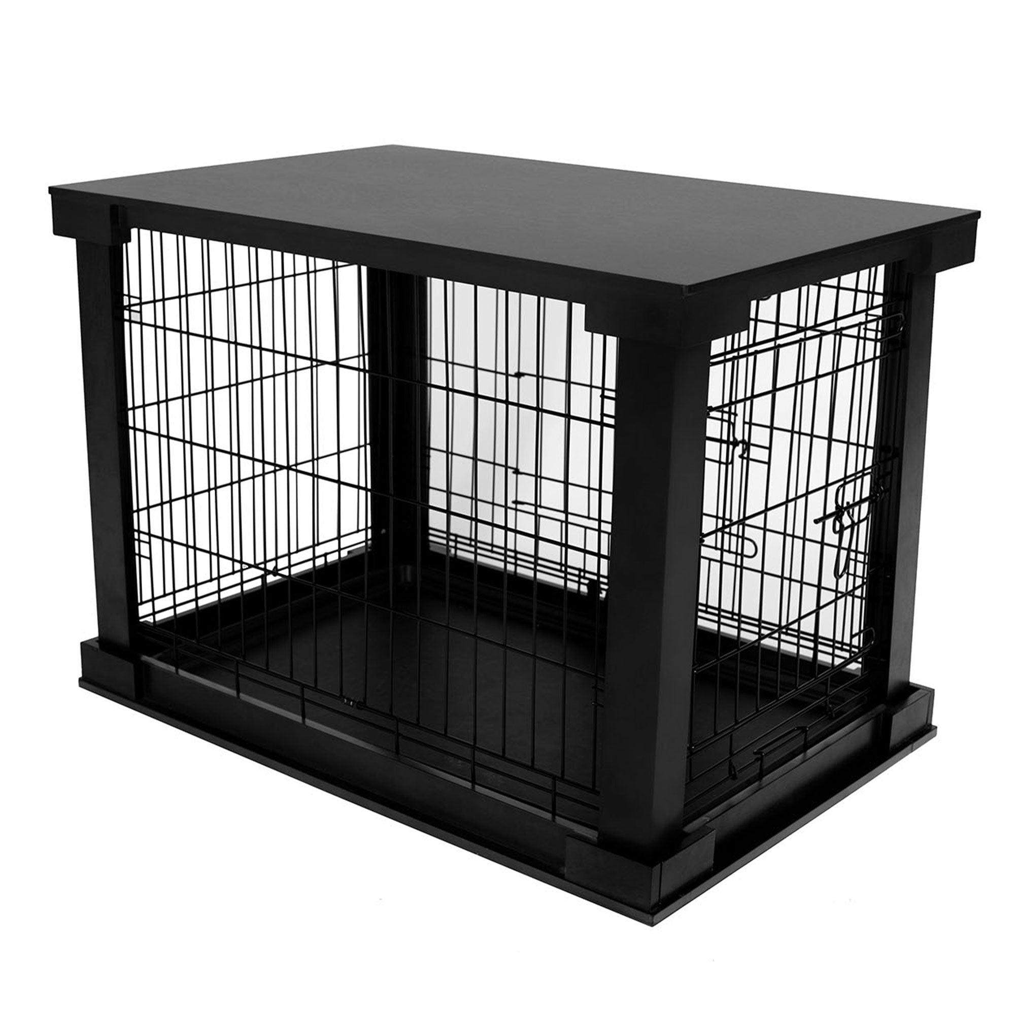 Merry Products Pet Cat Washroom Bench Box and Decorative Pet Cage End Table - VMInnovations