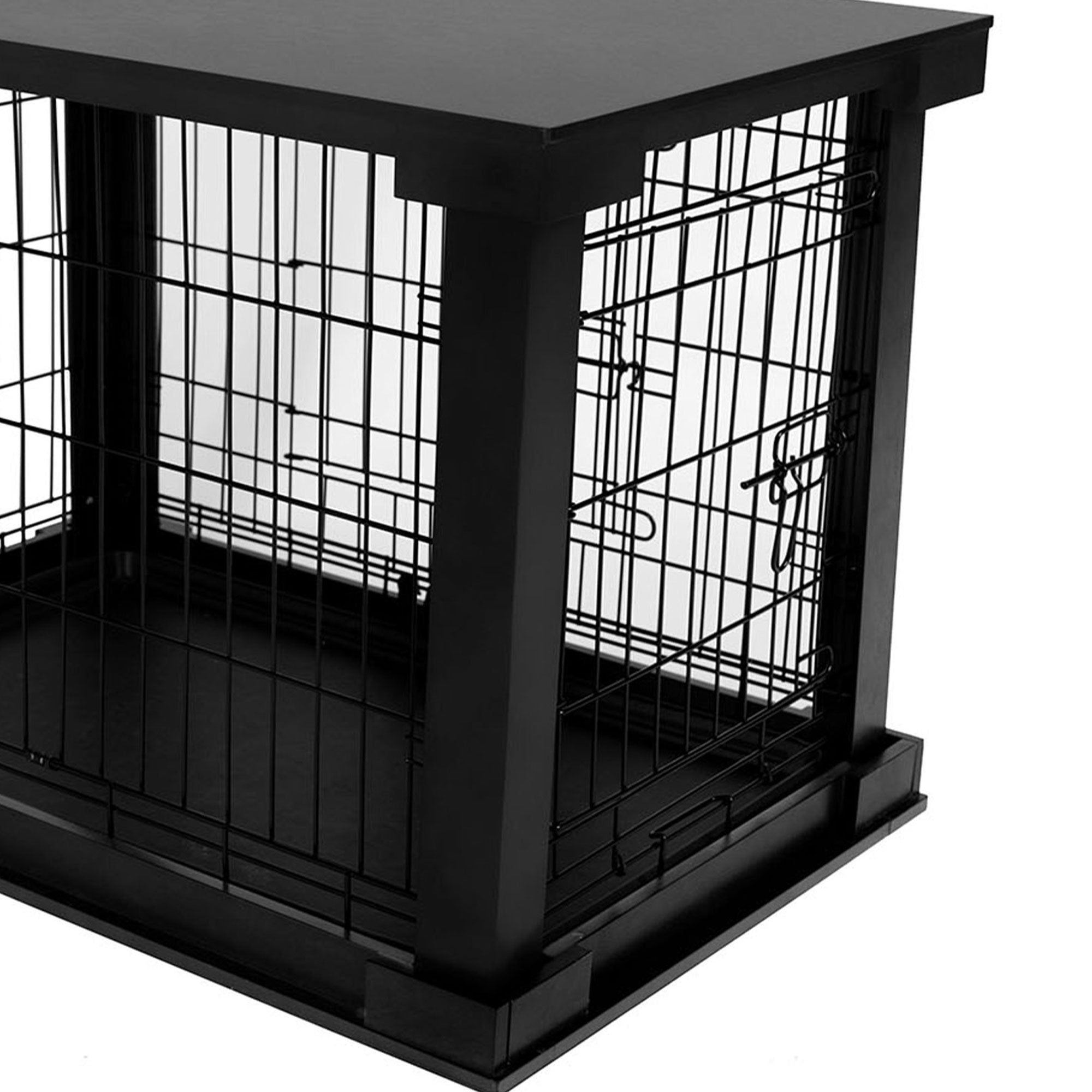 Merry Products Pet Cat Washroom Bench Box and Decorative Pet Cage End Table - VMInnovations