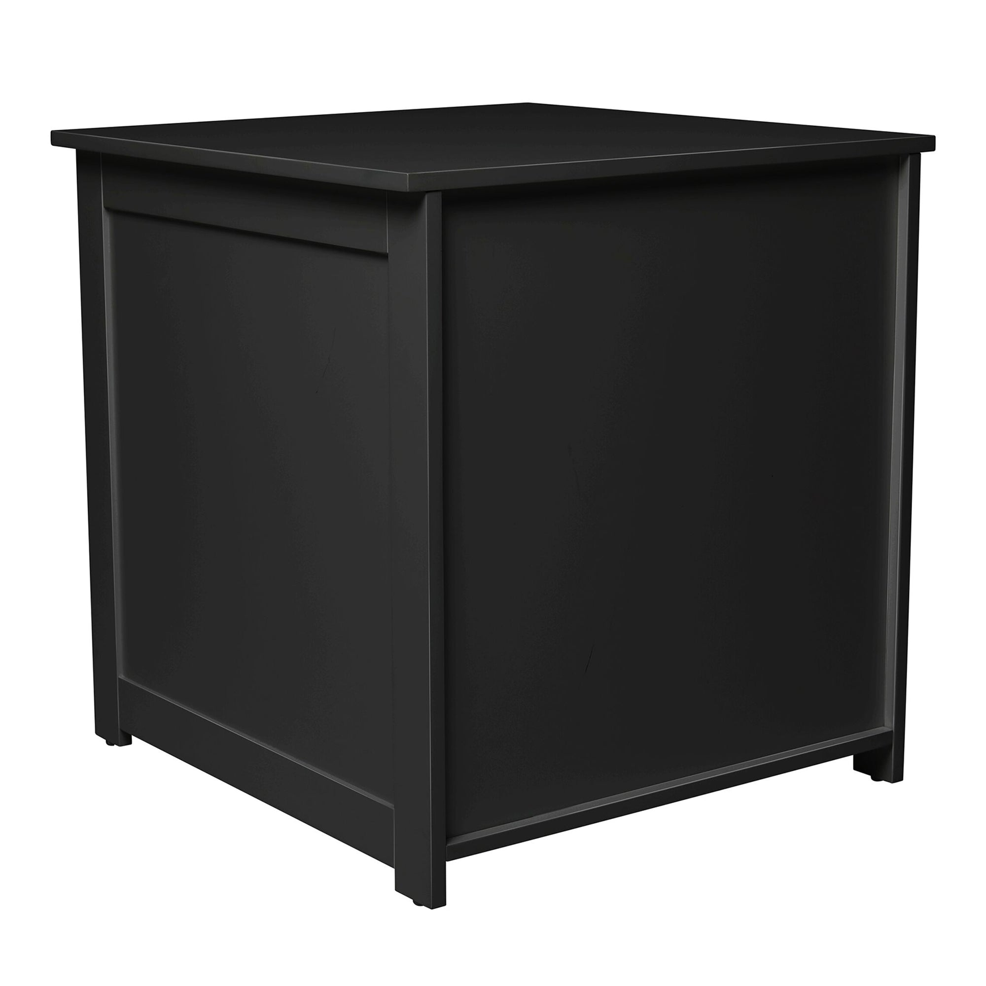 Merry PTH1031722510 Pet Cat Washroom Bench with Removable Partition Wall, Gray + zoovilla Kitty Litter Loo Indoor Hidden Litter Box Furniture Enclosure, Black