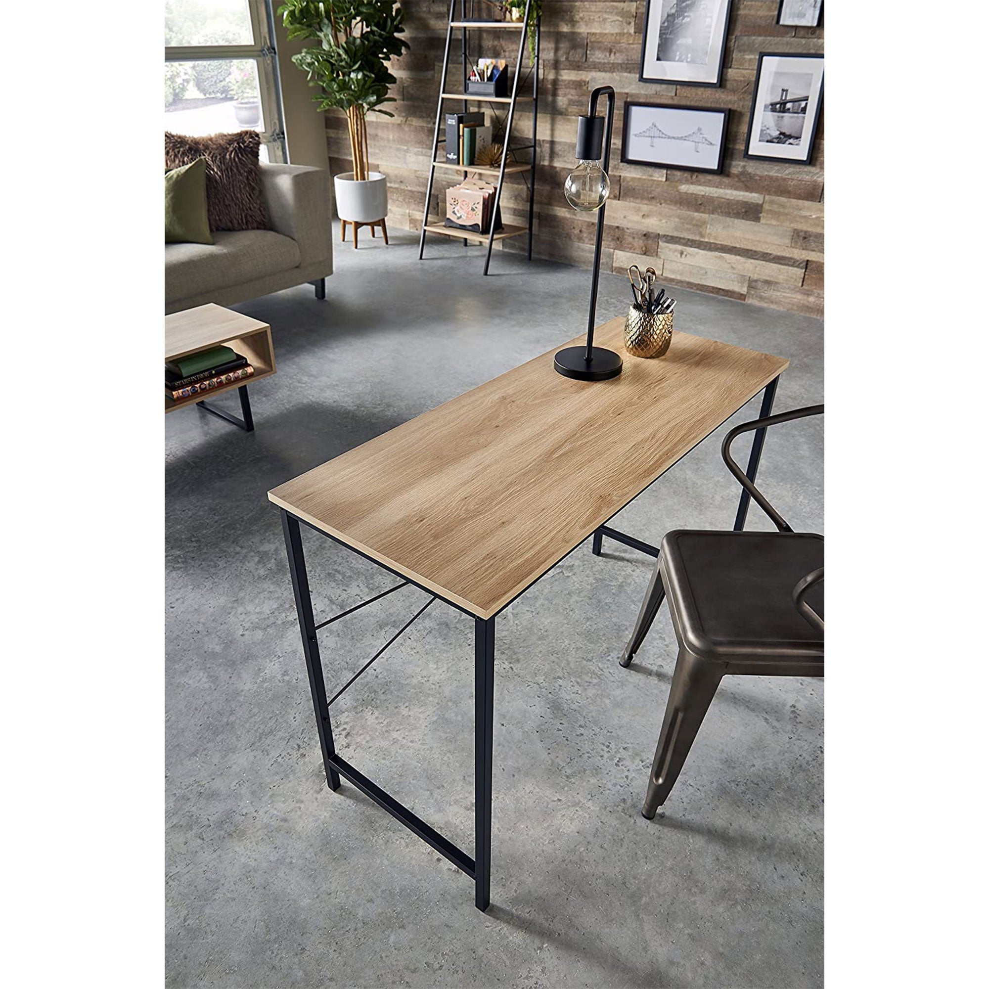 ClosetMaid Console Table/Desk, Home Decor Accent Entryway Furniture, Natural - VMInnovations