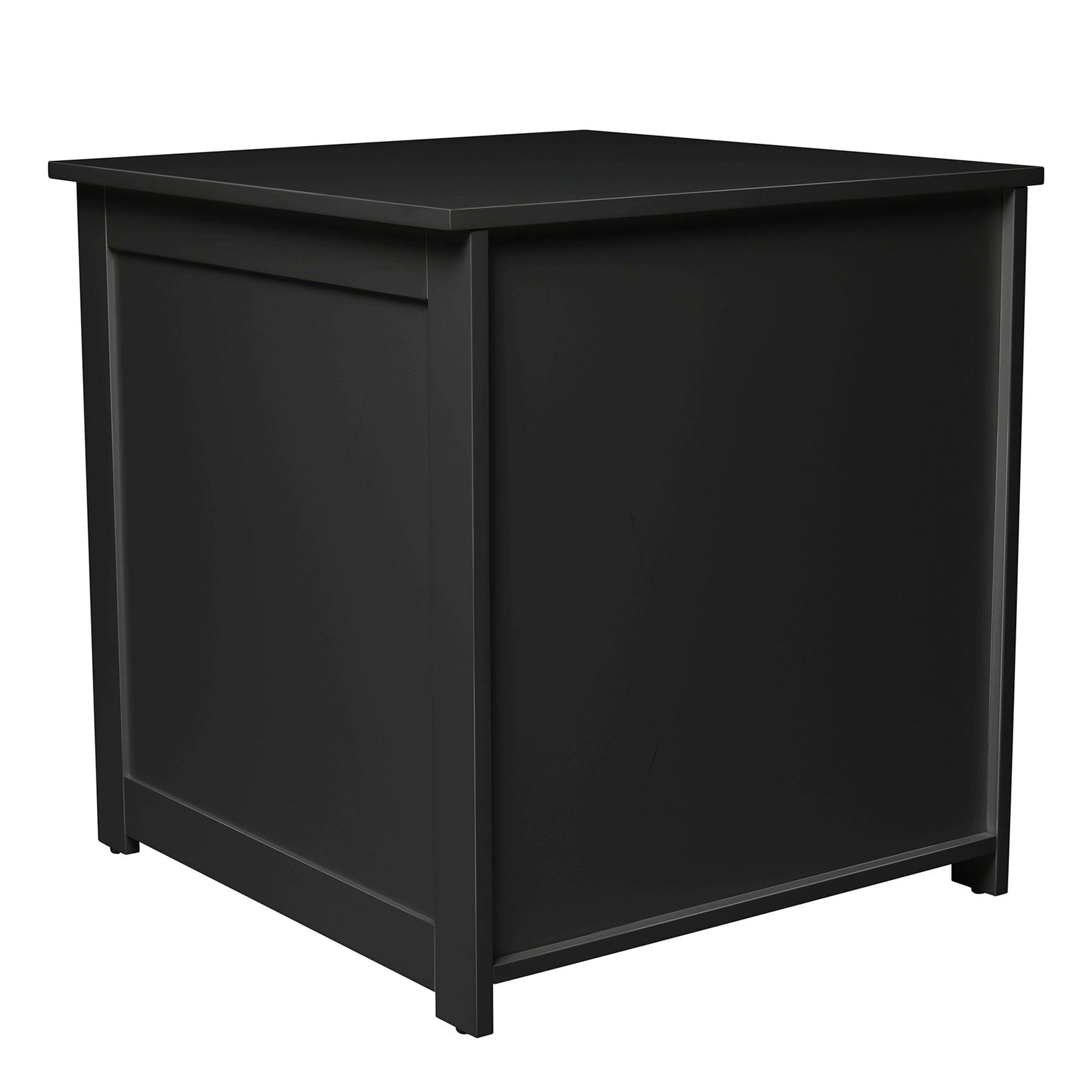 Merry Products Decorative Pet Cage w/ Protection Box End Table, Large, Brown + zoovilla Kitty Litter Loo Indoor Hidden Litter Box Furniture Enclosure, Black