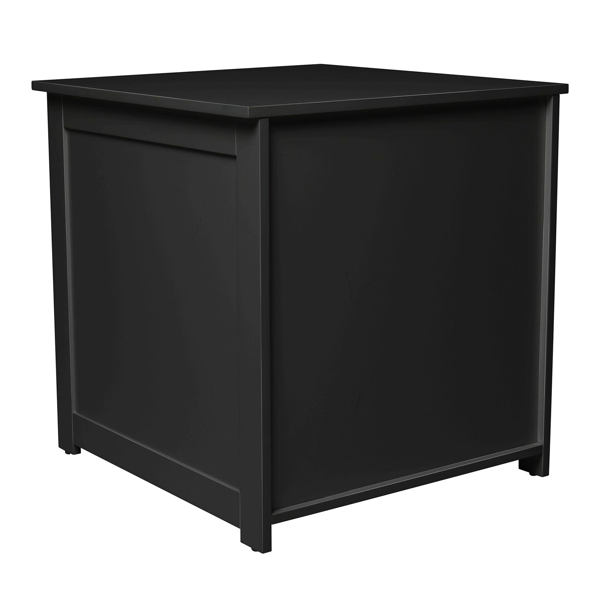 Merry Products Wooden 6 Foot Dog Gate-N-Crate for Small to Medium Pets, Walnut + zoovilla Kitty Litter Loo Indoor Hidden Litter Box Furniture Enclosure, Black