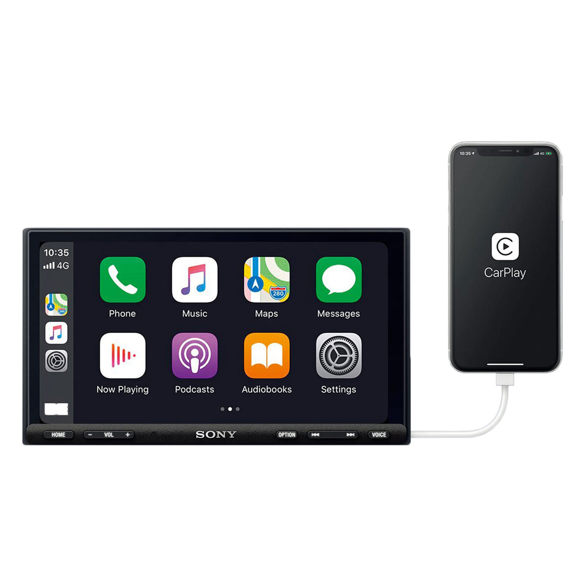 Sony XAVAX7000 CarPlay & Android Auto Media Receiver w/SiriusXM SXV300V1 Tuner
