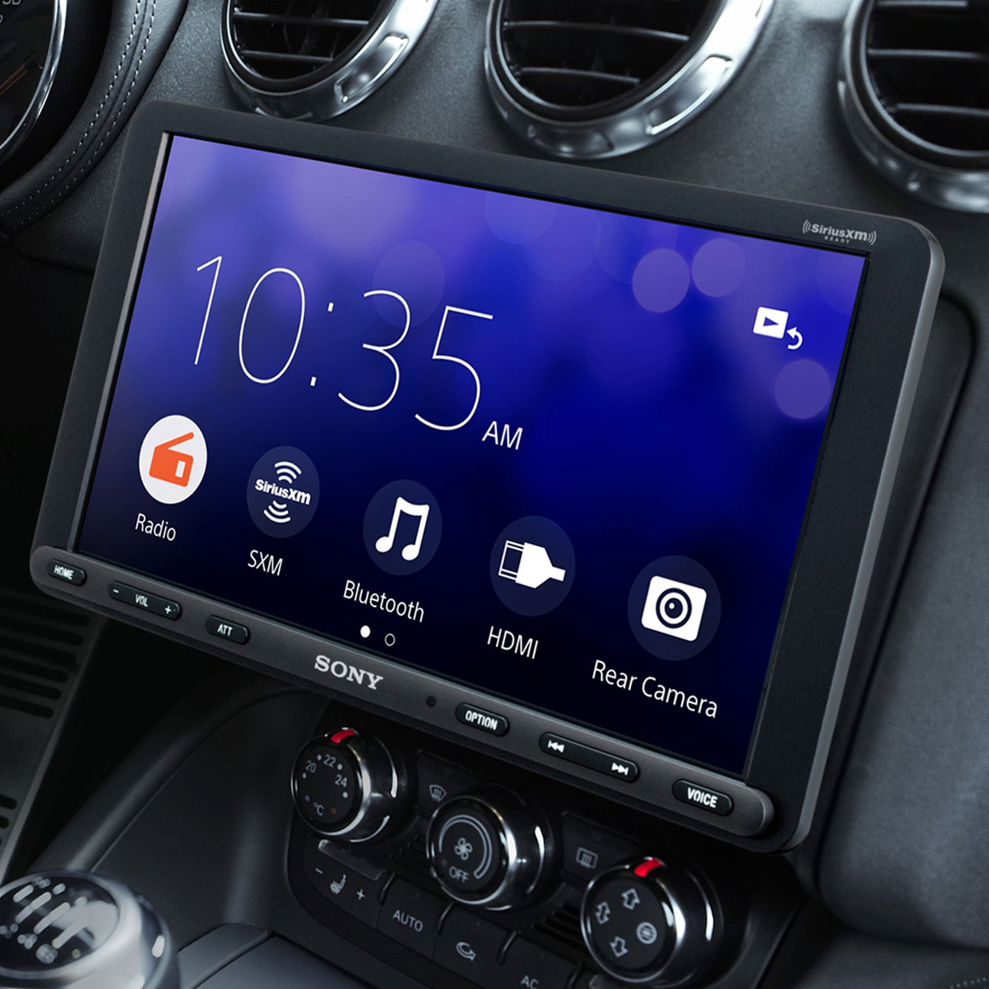 Sony XAVAX8100 CarPlay & Android Auto Media Receiver w/SiriusXM SXV300V1 Tuner