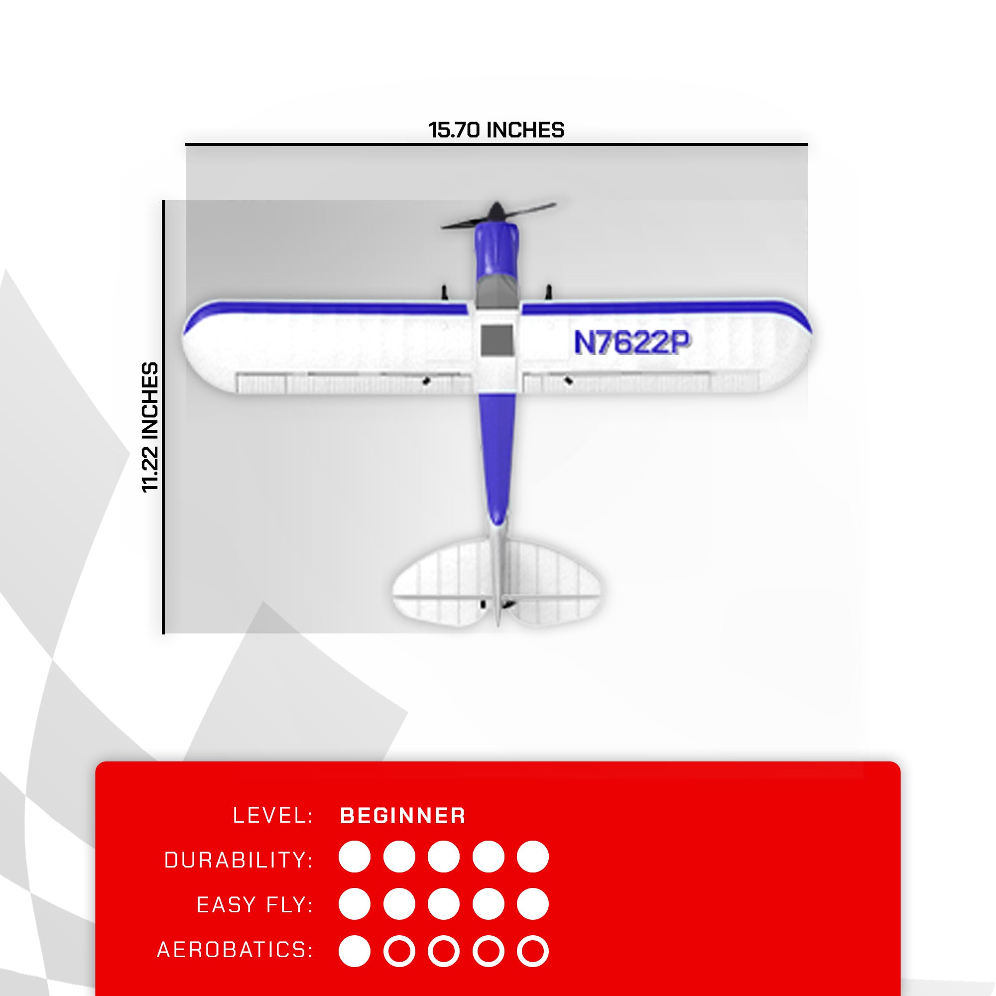 VOLANTEXRC Sport Remote Controlled Airplane w/Gyro Stabilization System (Used) - VMInnovations