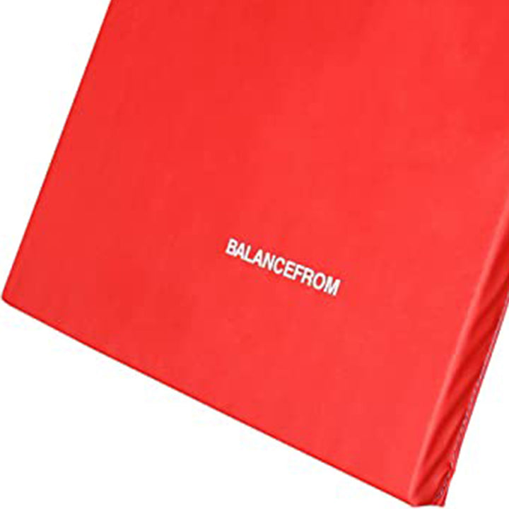 BalanceFrom Fitness GoGym 6x2ft Folding 3 Panel Exercise Mat w/Handles, Multi - VMInnovations