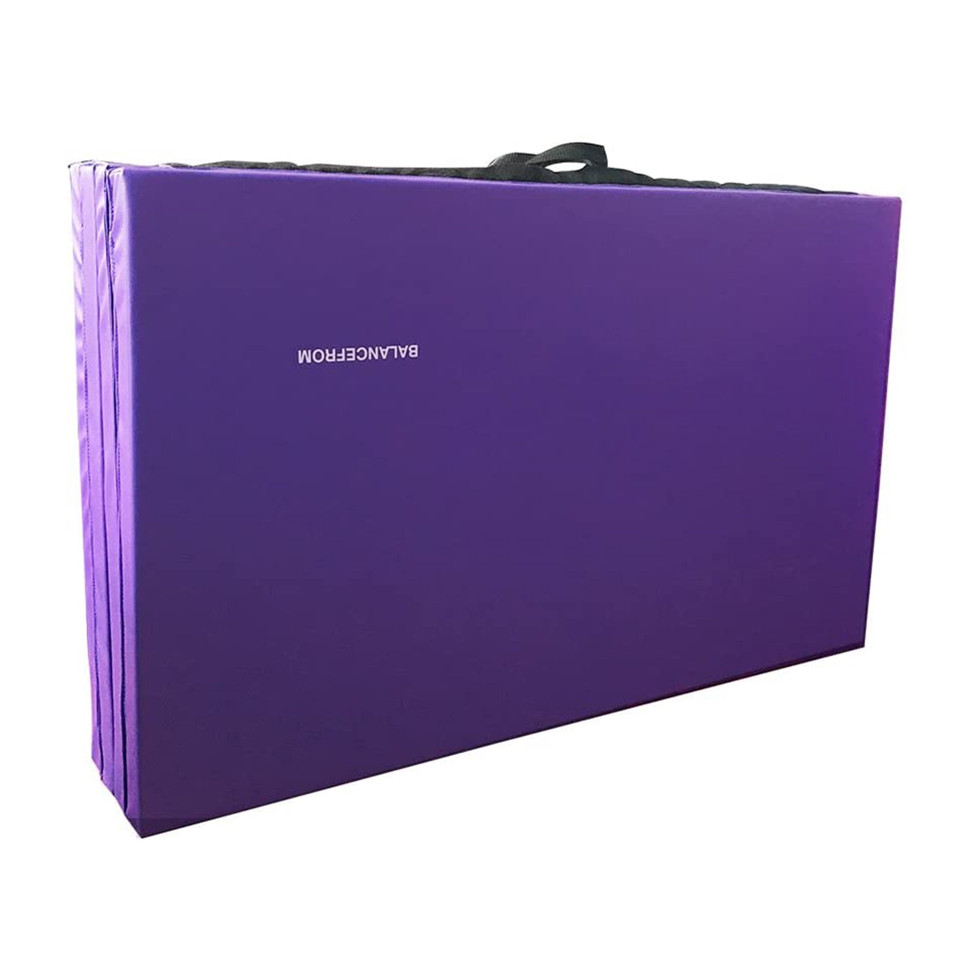 BalanceFrom Fitness 120x48in All Purpose Folding Gymnastics Mat, Purple (8 Pack) - VMInnovations